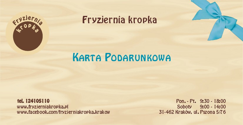 KARTA PODARUNKOWA